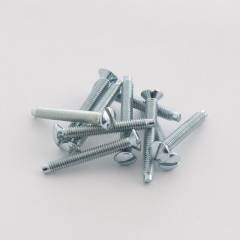 Raised Chrome Machine Screw M3.5 x 25mm